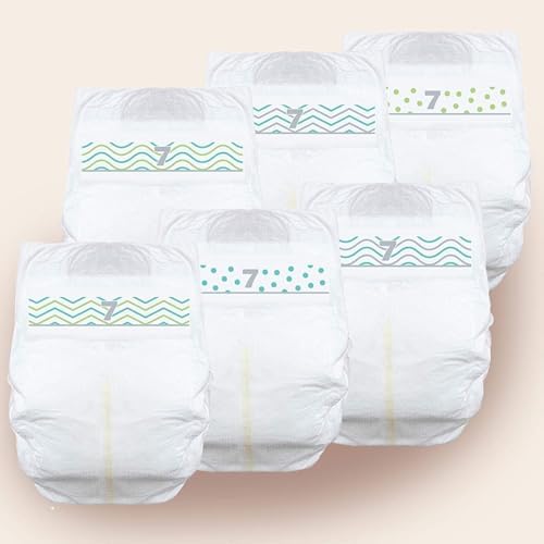Side view of Cuties Skin Smart diapers showing flexible tabs