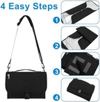Accmor changing mat clipped to a stroller for travel