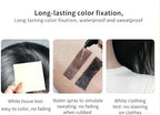 Close up of hair dye comb for gray hair coverage