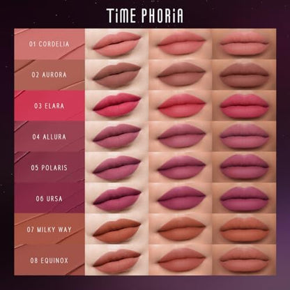 Nebula Velvet Lip Cream, 01 Cordelia Nude Pink Lip Color, Velvet Matte Finish, Lightweight Non-Drying Soft Cream Texture, Blurs Lip Lines, High Pigment Transfer-Proof Long-Lasting Lip Tint - Image 4
