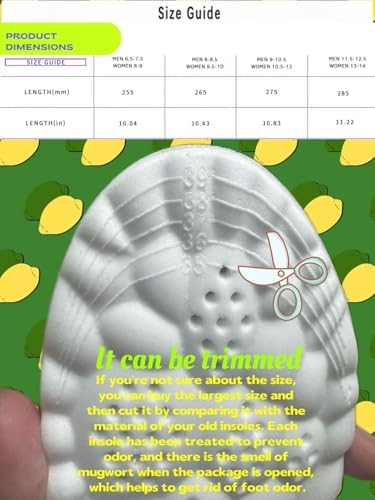 Side profile of cloud technology insoles highlighting the shock absorbing heel cushion.