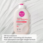 Eos lightweight non greasy shea butter lotion product label details