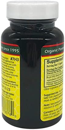 Close up view of YS Eco Bee Farms ultra mega strength vitality supplement