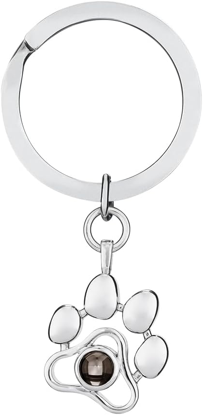 OPALSTOCK Personalized Pet Photo Necklace, Custom Photo Charm Projection Necklace Dog Cat Paw Pendant Pet Memorial Jewelry - Image 11