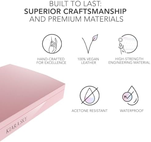 Side profile of Kiara Sky acetone resistant nail arm rest
