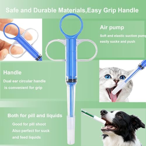 Safe veterinary style pill launcher for home use in multi pet households