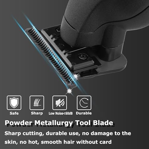 Kemei 2293 professional grooming kit with charging base and three limiting combs