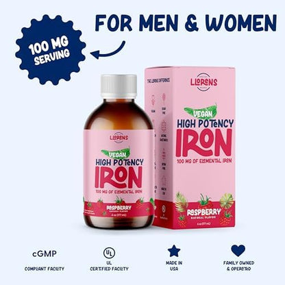 Hematex polysaccharide iron complex vegan sugar free nutritional facts panel