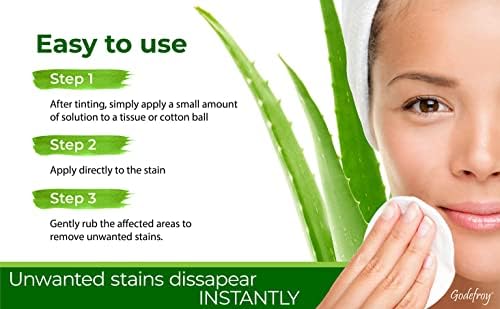 Godefroy hair color and eyelash enhancer stain liquid for sensitive skin care