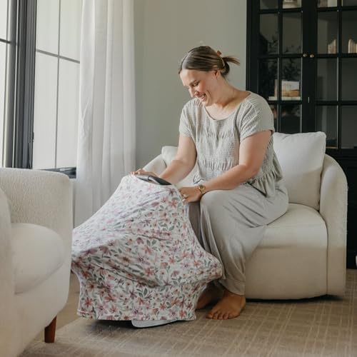 Copper Pearl Natalie cover used as a private nursing cover