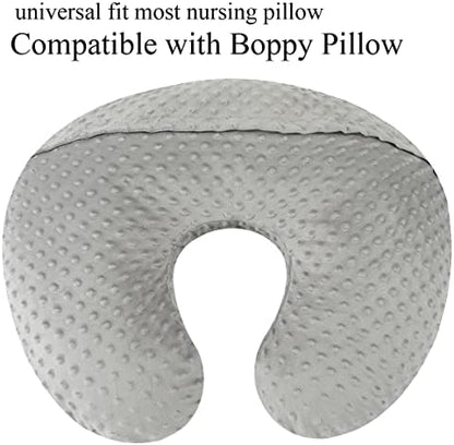 Bilokonda nursing pillow cover showing hidden zipper design for baby safety