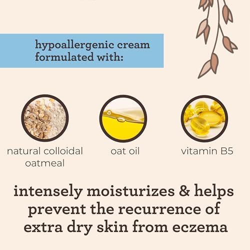 Steroid-free hypoallergenic baby eczema moisturizer accepted by National Eczema Association
