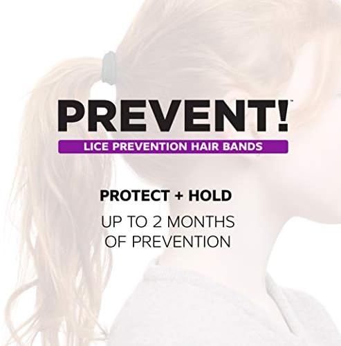 Clinical strength lice prevention hair bands for effective head lice defense