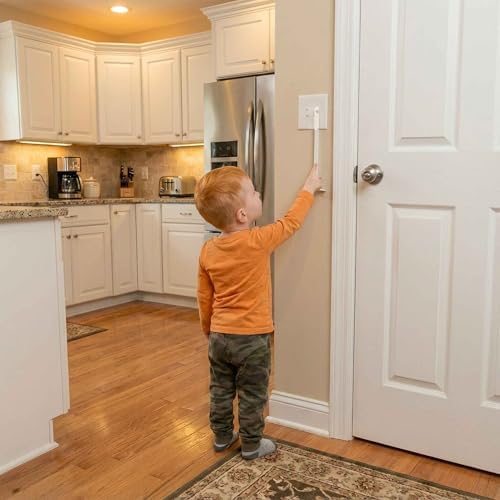 CyberNexus wall toggle switch operator showing installation details
