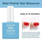 Close up of Tudiqe soak off gel remover liquid texture