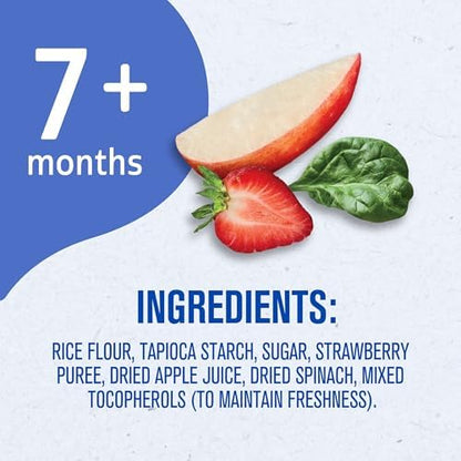 Gerber baby teething snacks nutrition facts panel details
