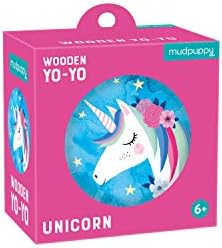 Side view of Mudpuppy Unicorn wooden toy for kids