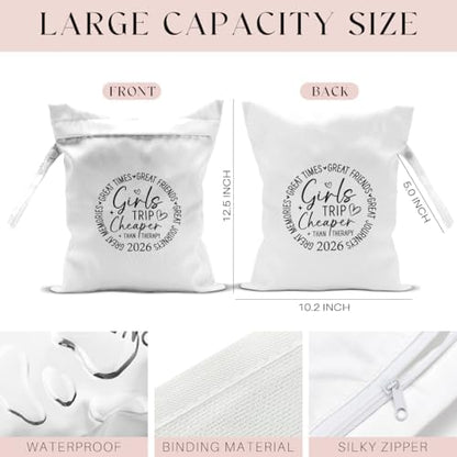 Zcyxuuw wet dry bag set showing convenient snap handle