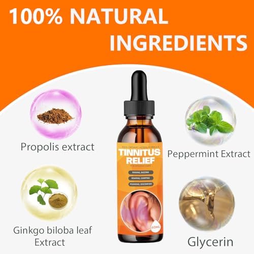 Natural ingredients ear drop bottle for better sleep quality