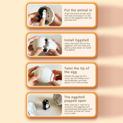 GZWY surprise egg product packaging displaying eco friendly materials and certification details.