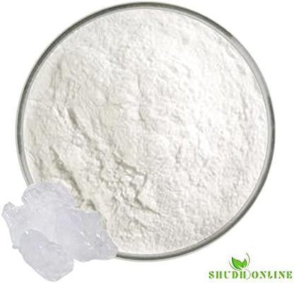 Shudh Online Fitkari powder texture showing pure white mineral granules