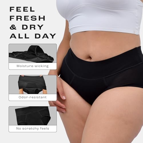 Bambody menstrual underwear high absorbency layer illustration for teens