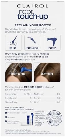 Clairol nice n easy permanent color brush applicator closeup