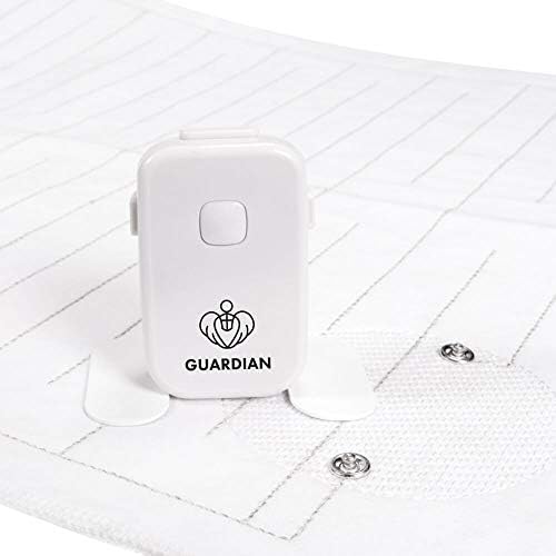 Bedside alarm unit with eight rotating alert tones for deep sleepers.