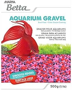 Marina freshwater aquarium substrate for fin protection
