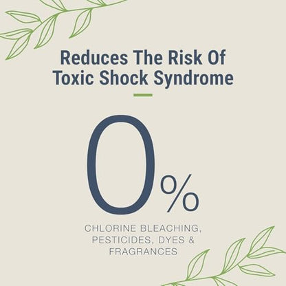 Toxin-free and chlorine-free 100 percent cotton tampons for sensitive skin.