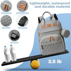 Jstpro unisex baby bag shown with external USB charging port