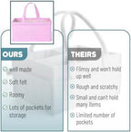 Mr. Pen infant care organizer filled with baby supplies