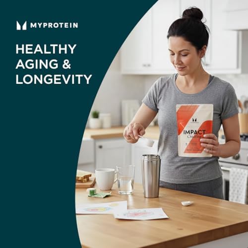 Myprotein Creatine Monohydrate package side profile view