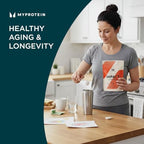 Myprotein Creatine Monohydrate package side profile view