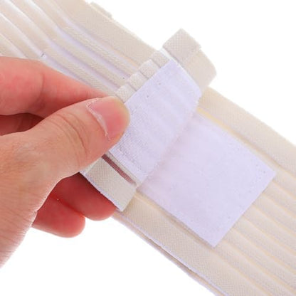 EXCEART peritoneal dialysis catheter stabilization device showcasing the hook-and-loop adjustable fastener closure