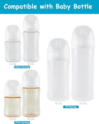 Sterilizer safe bisphenol A free replacement teats for baby bottles.