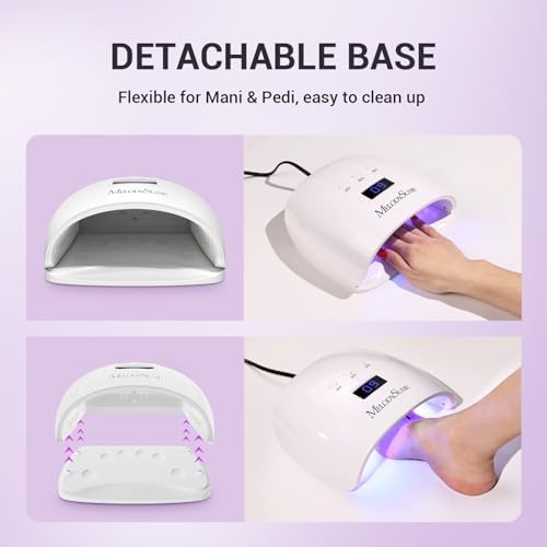 MelodySusie nail lamp curing process with hand inside