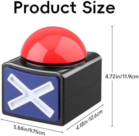 Bottom angle of the interactive party button showing the battery compartment panel