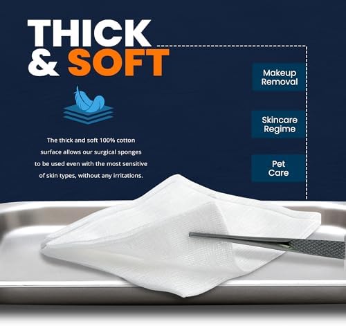 Med Pride medical gauze pack showing product specifications and usage instructions