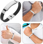 Alasum sports bracelet showing adjustable strap holes