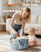 Marscamd portable nursery caddy in a car setting