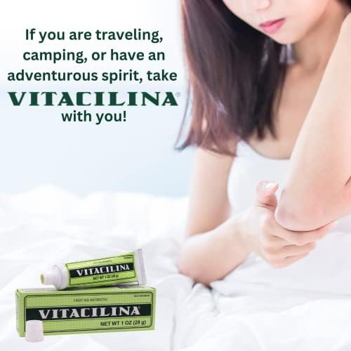 Vitacilina protective cream formula for minor burns and abrasions family care kit