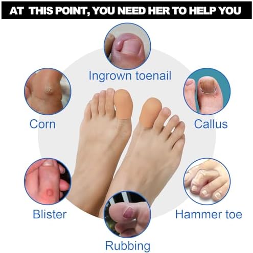 Washable medical grade foot care caps for ingrown toenail relief