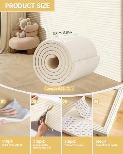 Close up of QYV baby proofing foam texture and thickness