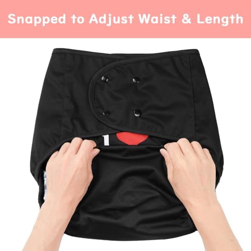 Detailed view of breathable material on LittleForBig diaper cover