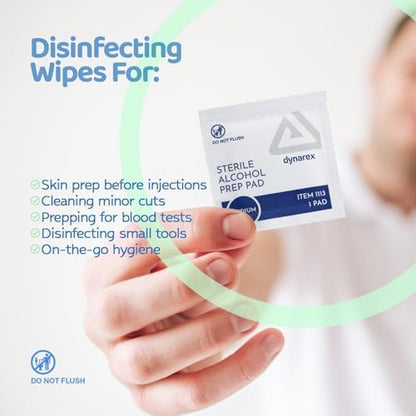 Medical grade antiseptic skin preparation wipes imported from USA