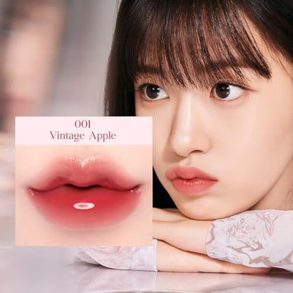 CLIO Crystal Glam Tint |Glossy Finish, Lightweight, Weightless, Buildable, Glass-Like, Smoothing, Long-Lasting, Vivid, Transparent, Shiny, Moisturizing, Hydrating (001 Vintage Apple) - Image 5