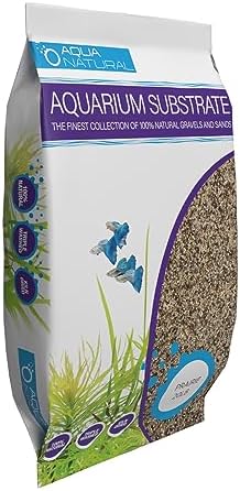 Aqua Natural Prairie Sand used in an aquarium setup