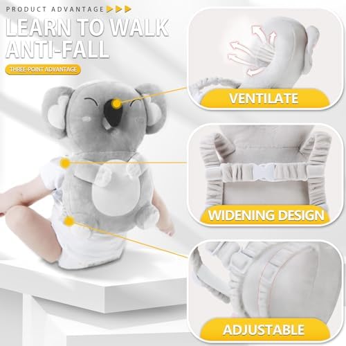 Side view of Goorder toddler head protection backpack