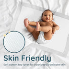 Reli disposable diaper changing pad close up of absorbent material